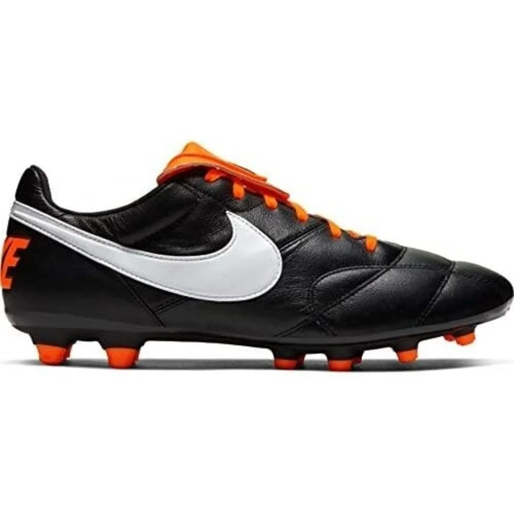 Nike Women's Premier II 2 FG Soccer Cleats 917803-018‎ Black White Orange Sz 6